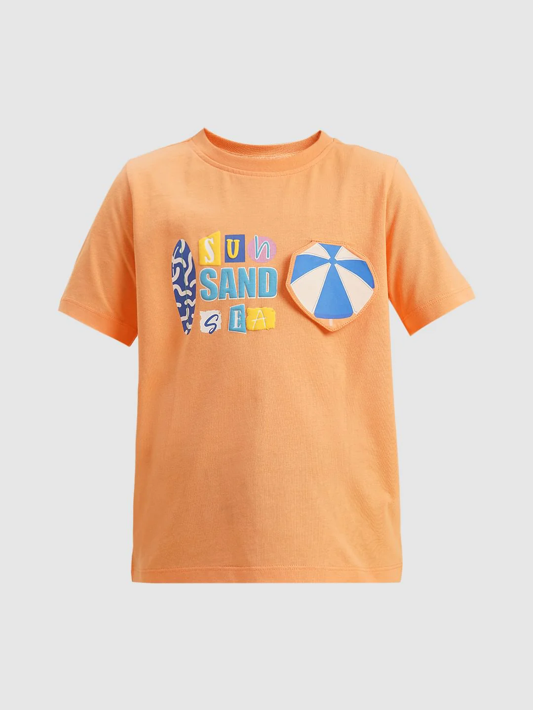 Girls Coral Printed Cotton T-Shirt - Image 6
