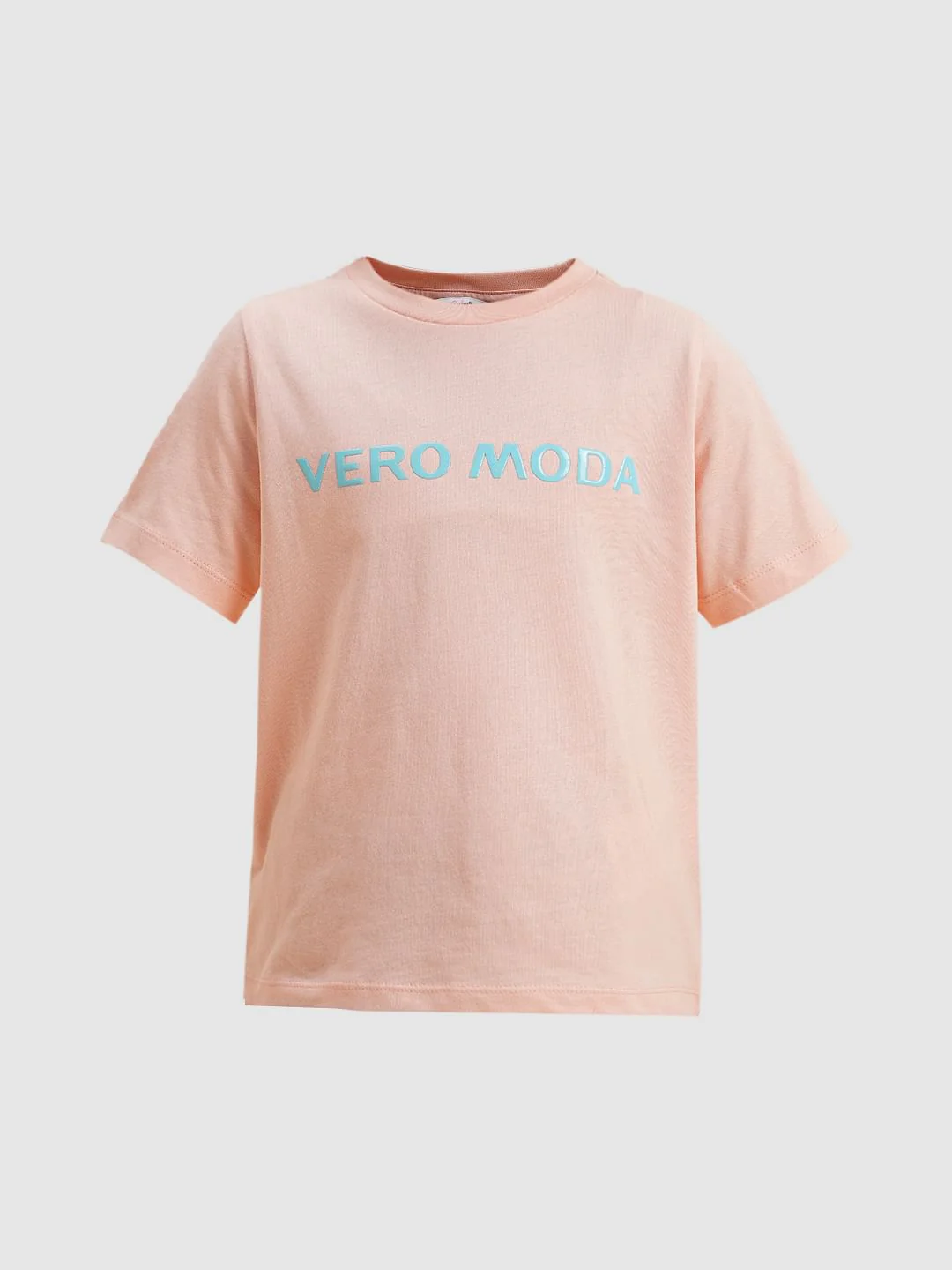 Girls Pink Logo Print Cotton T-Shirt - Image 6