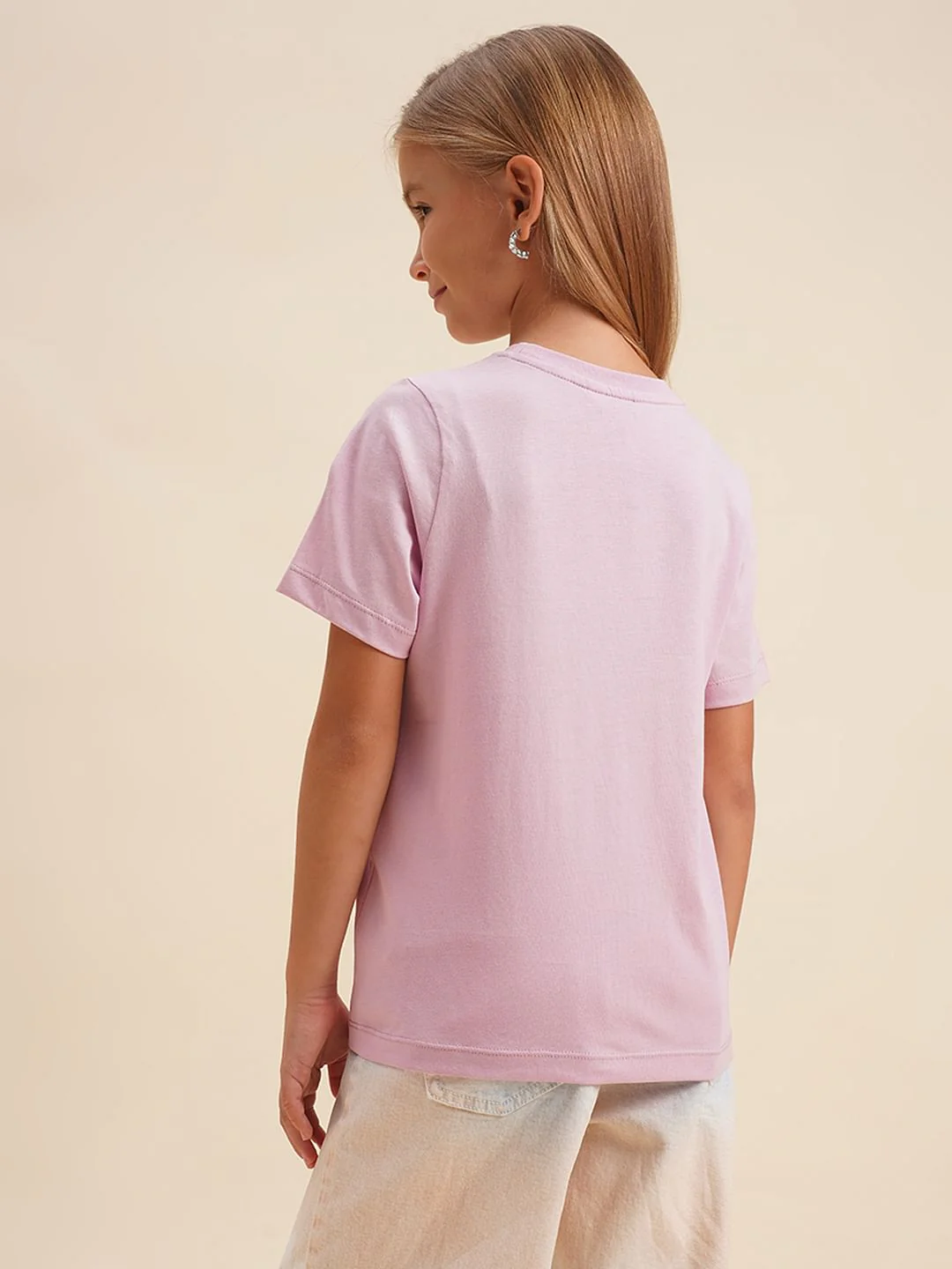 Girls Pink Honeybee Print T-Shirt - Image 3