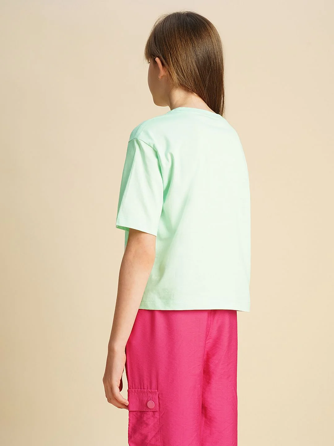 Girls Blue Sequin Whale Print T-Shirt - Image 3