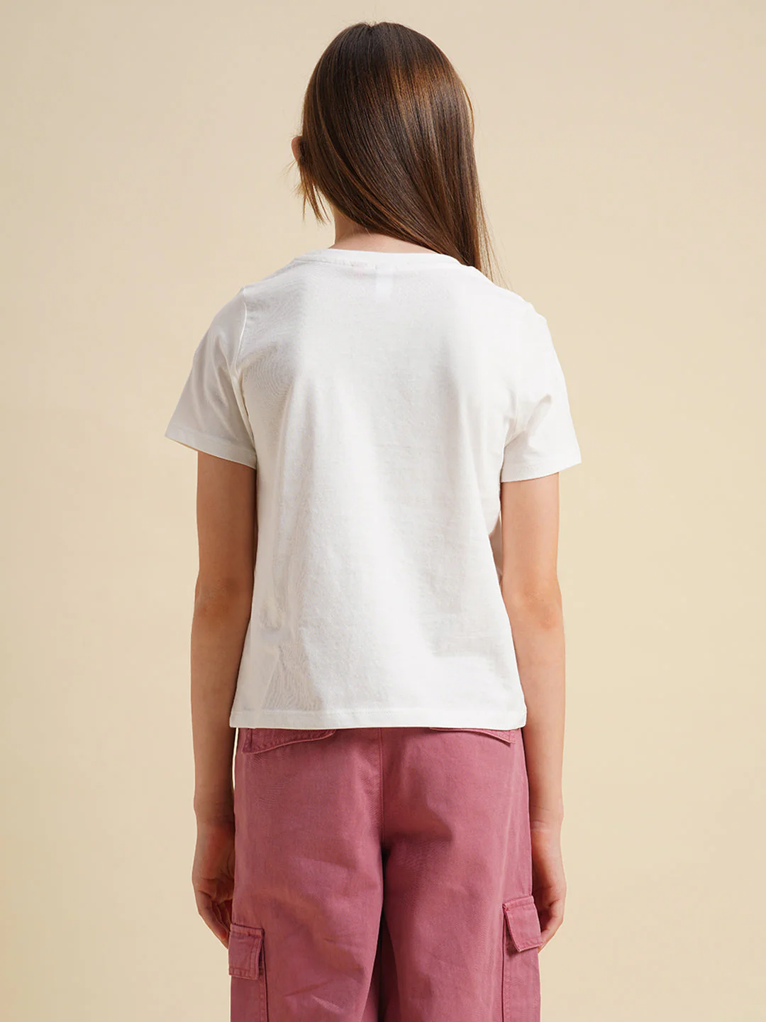Girls White Turtle Print T-shirt - Image 8
