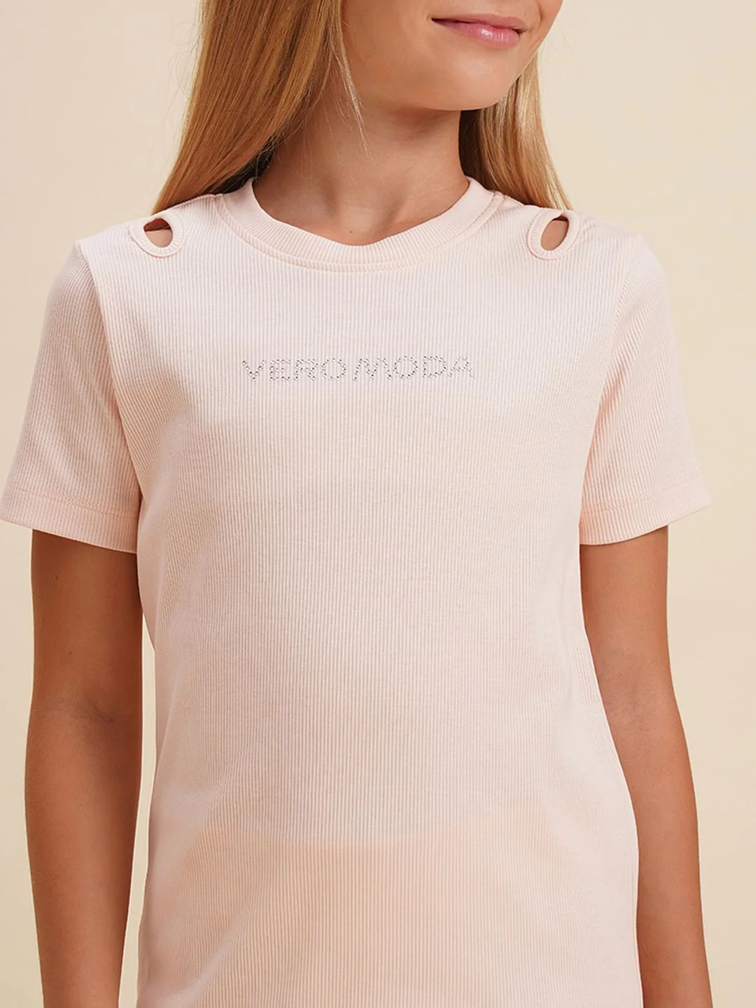 Girls Pink Logo Print T-Shirt - Image 4