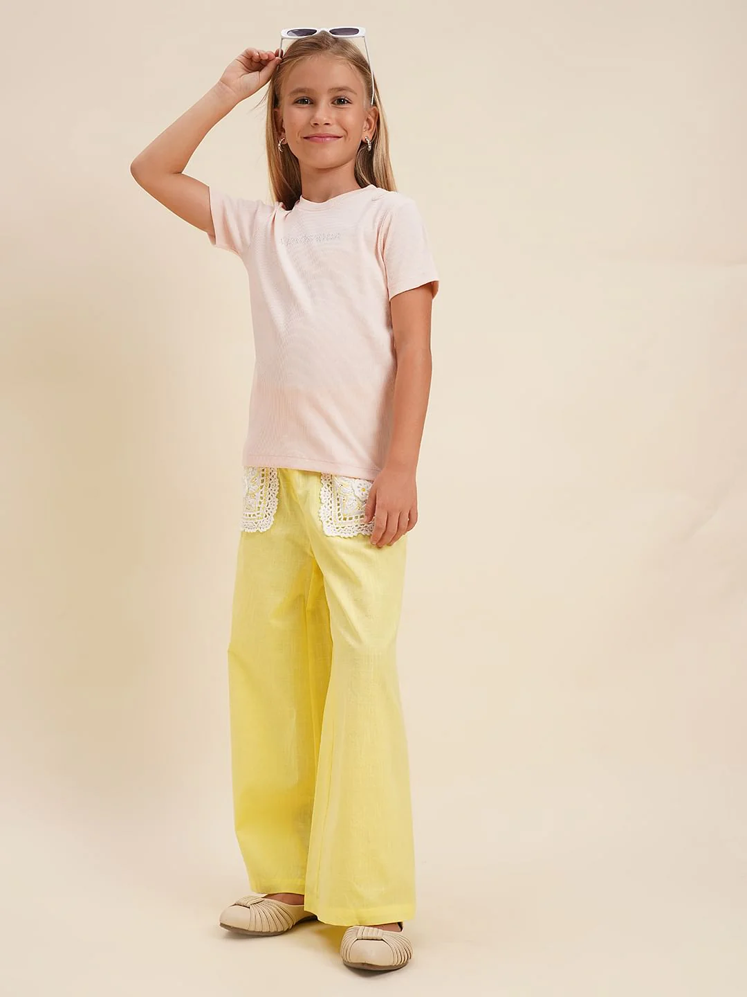 Girls Pink Logo Print T-Shirt - Image 5