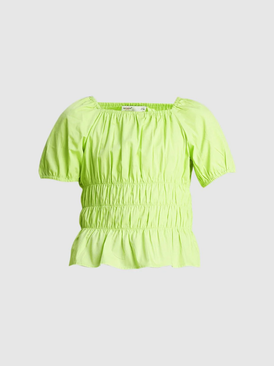 Girls Green Peplum Top - Image 6