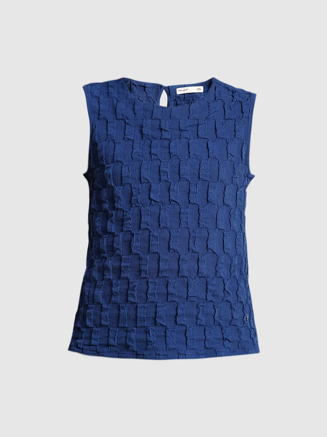 Girls Blue Sleeveless Co-Ord Set Top - Image 6
