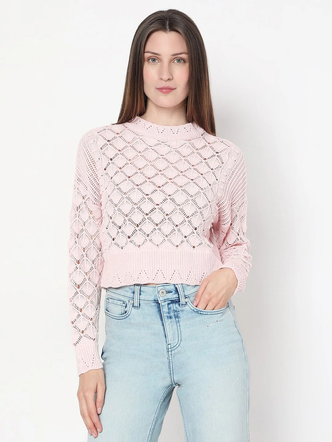 Soft Pink Knit Top - Image 2