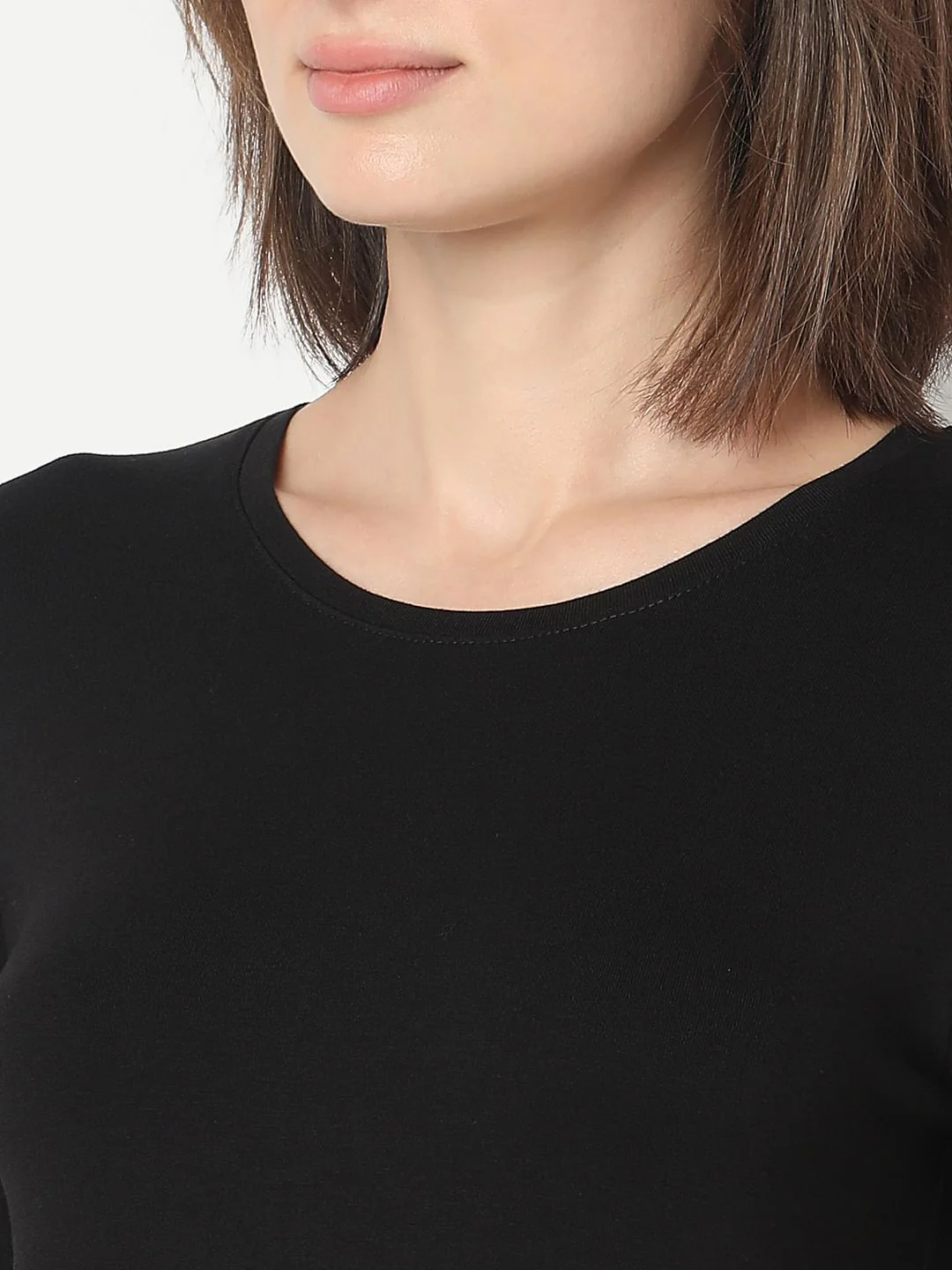 Black O-Neck Top - Image 8