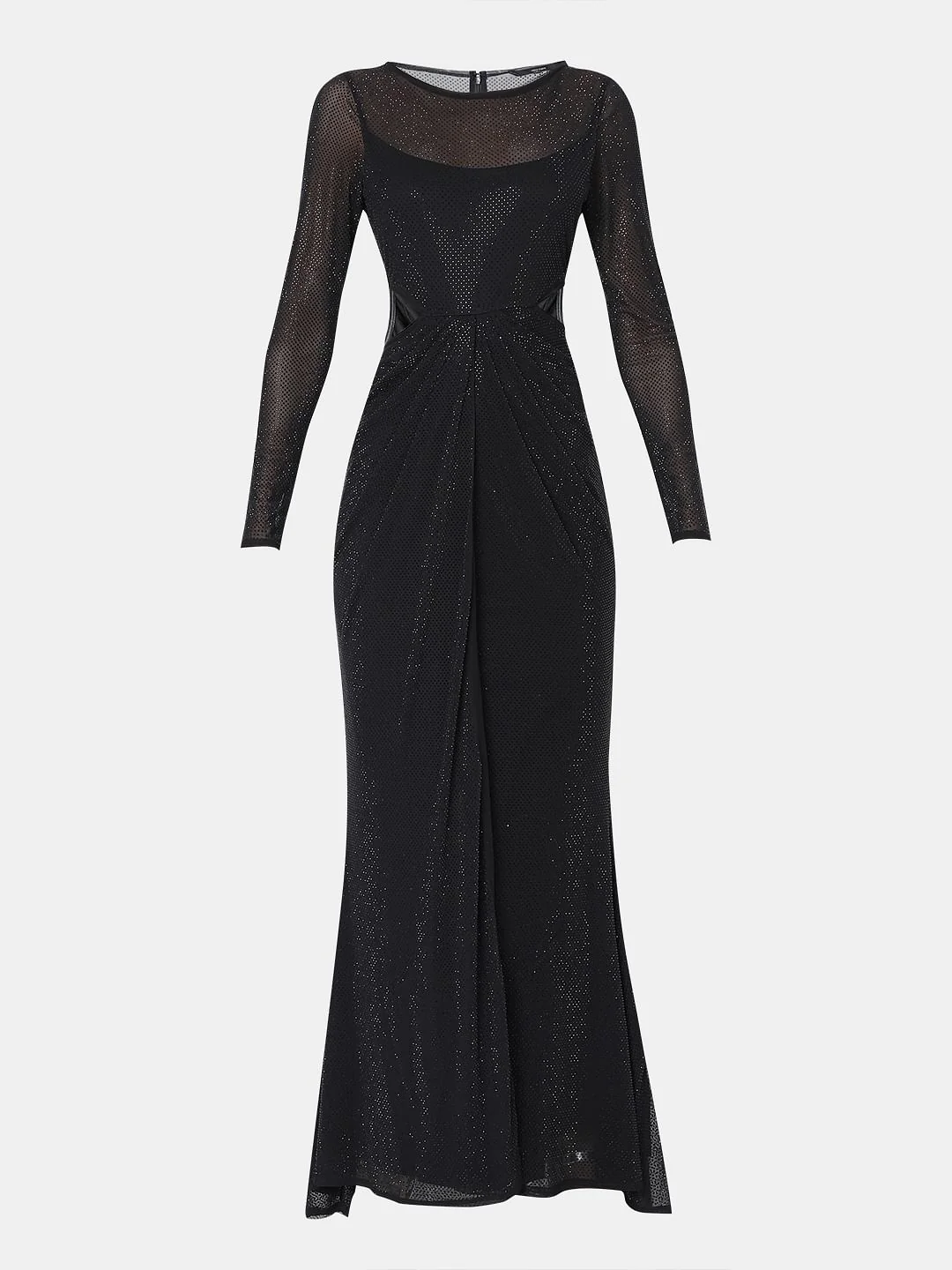 Black Diamante Maxi Dress - Image 7
