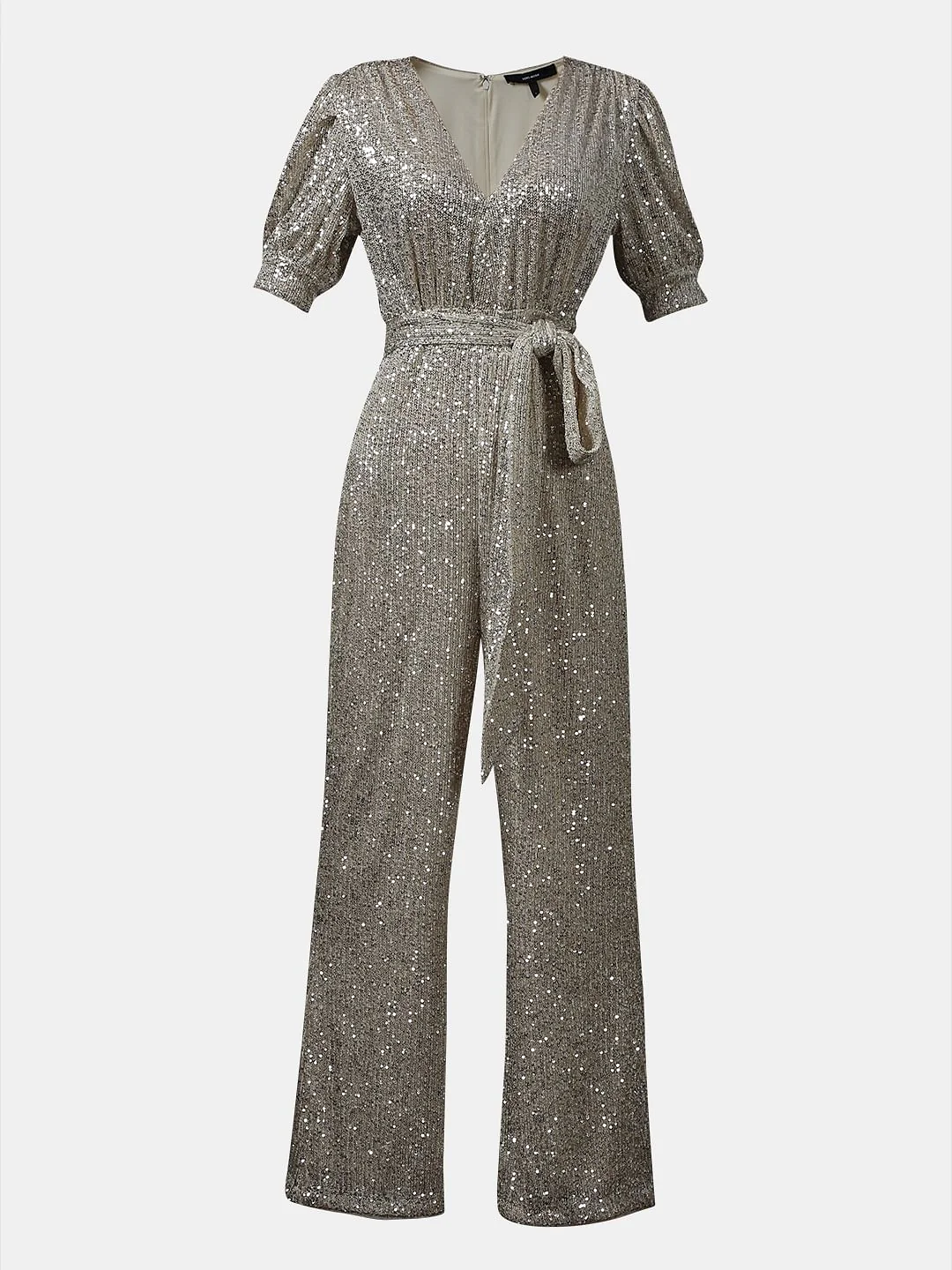 Silver Sequined Jumpsuit - Image 7