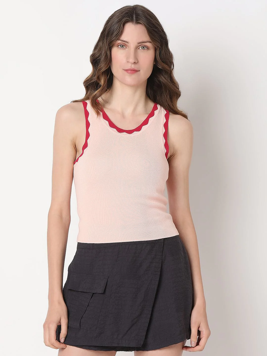 Pink Ribbed Top - Image 2