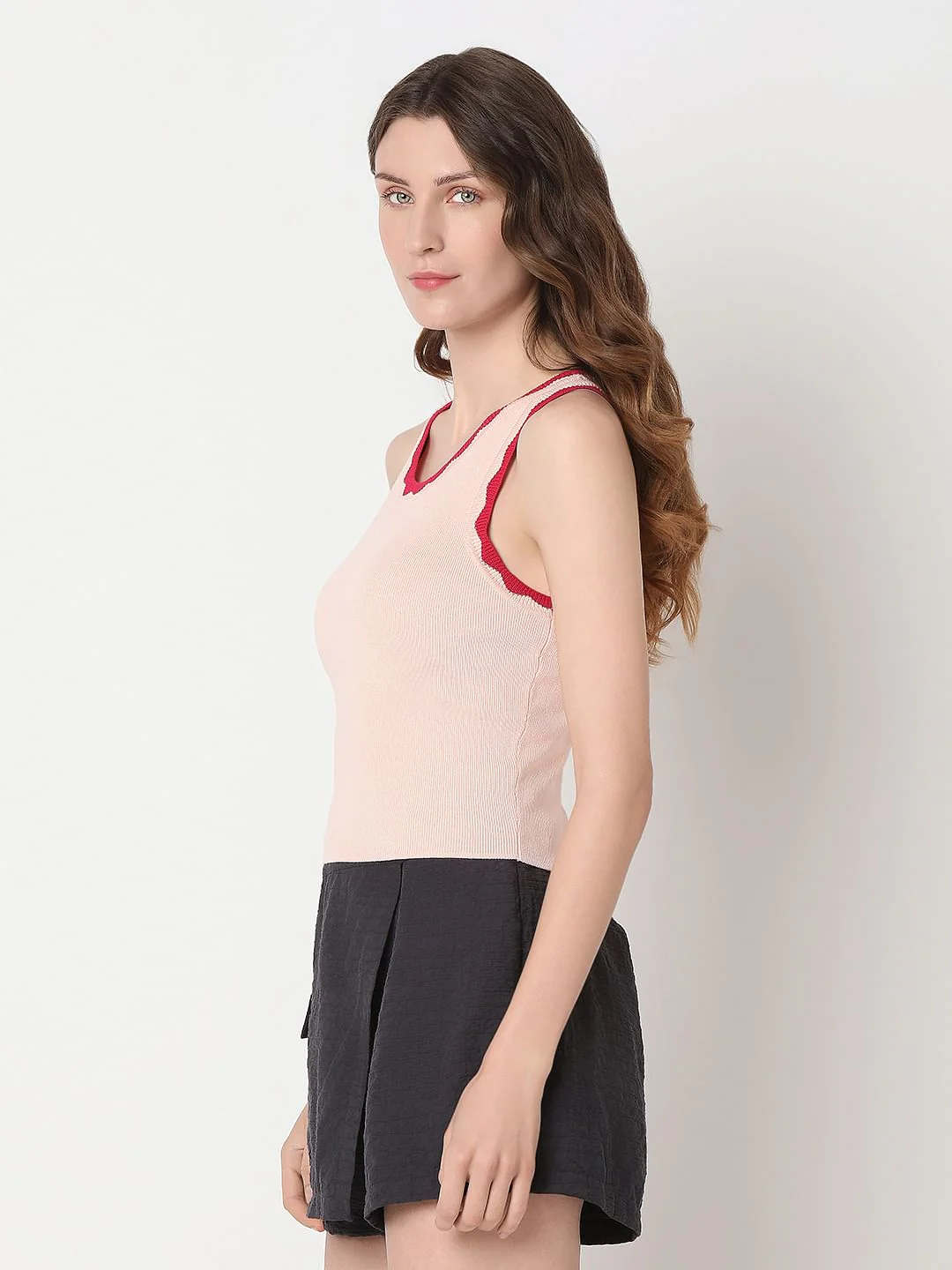 Pink Ribbed Top - Image 3
