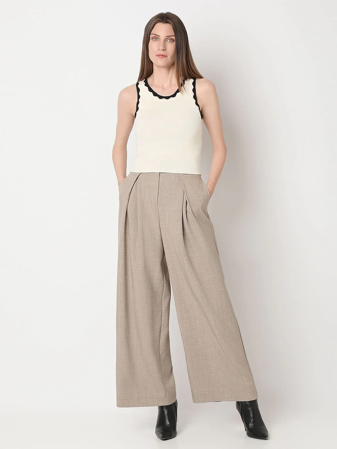 Ecru Ribbed Top - Image 5