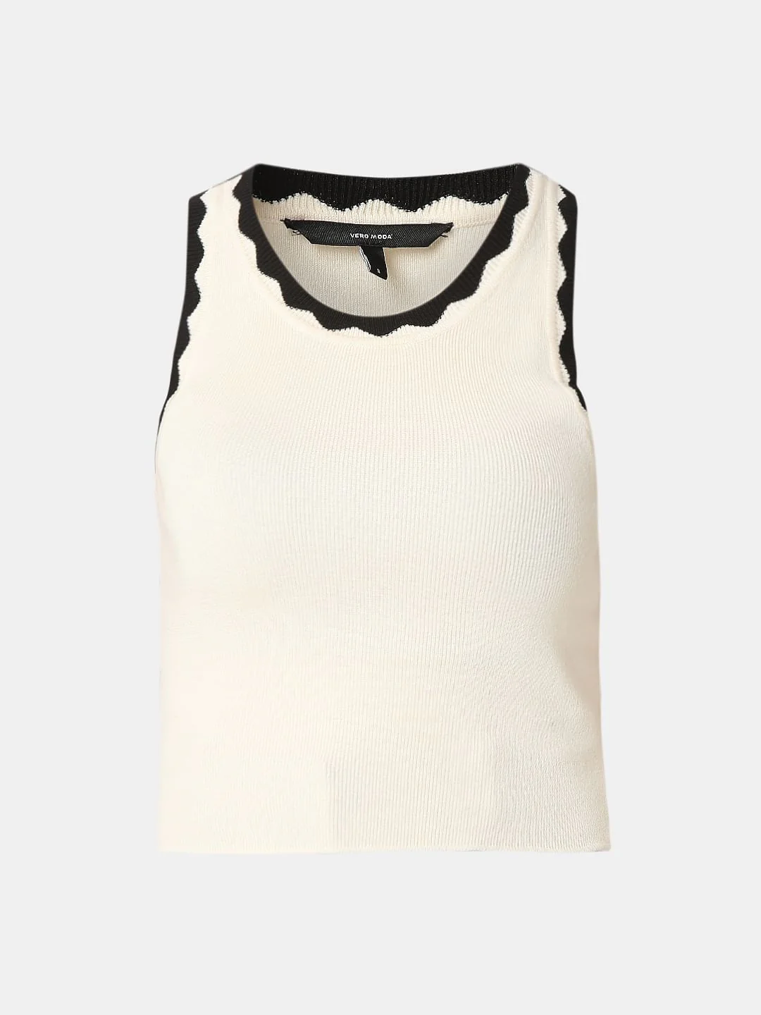 Ecru Ribbed Top - Image 7