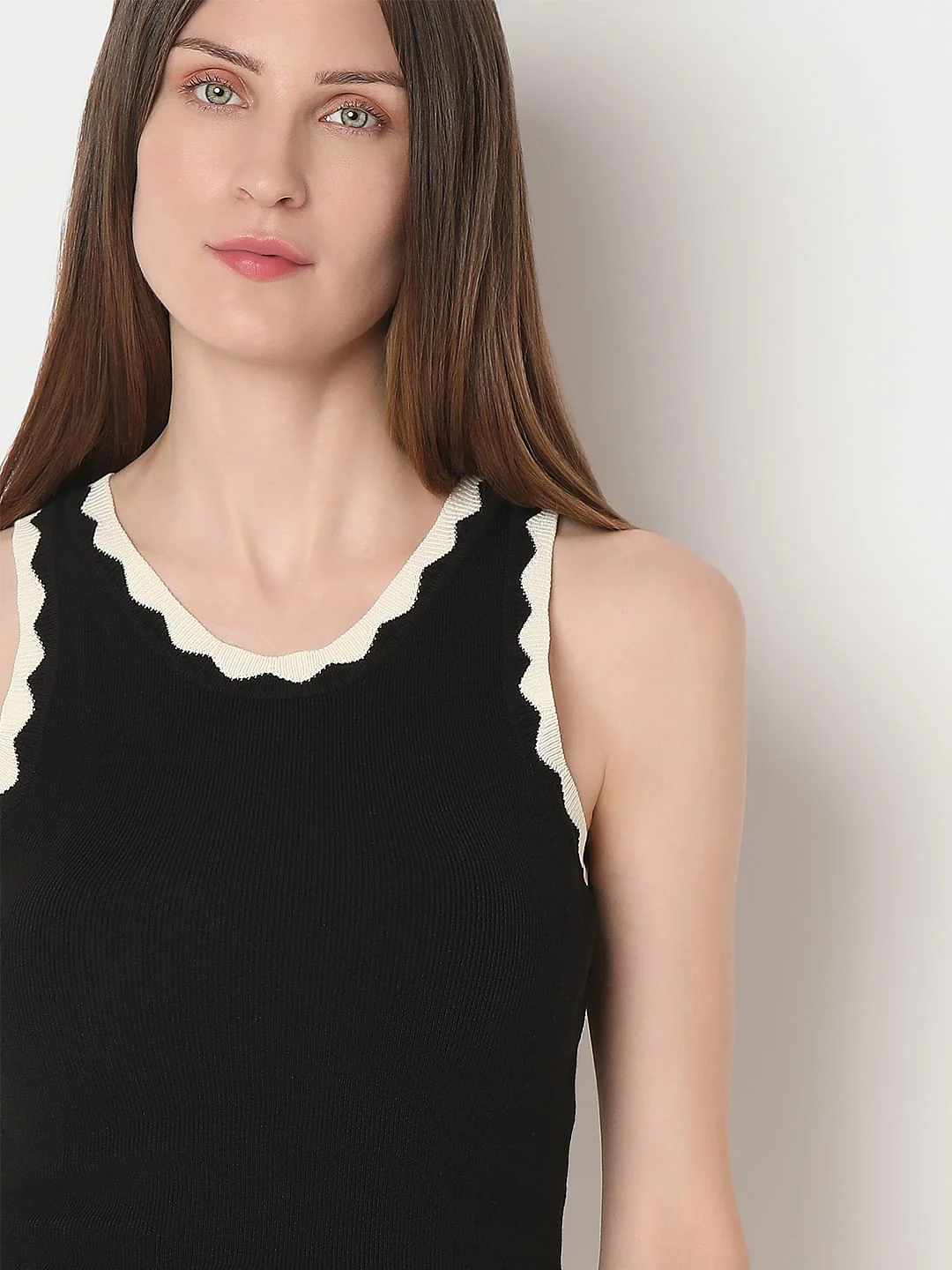 Black Ribbed Top - Image 6