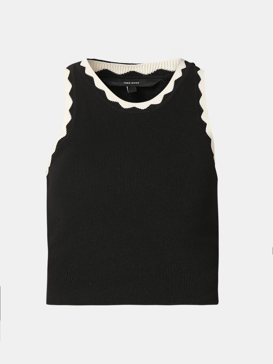 Black Ribbed Top - Image 7