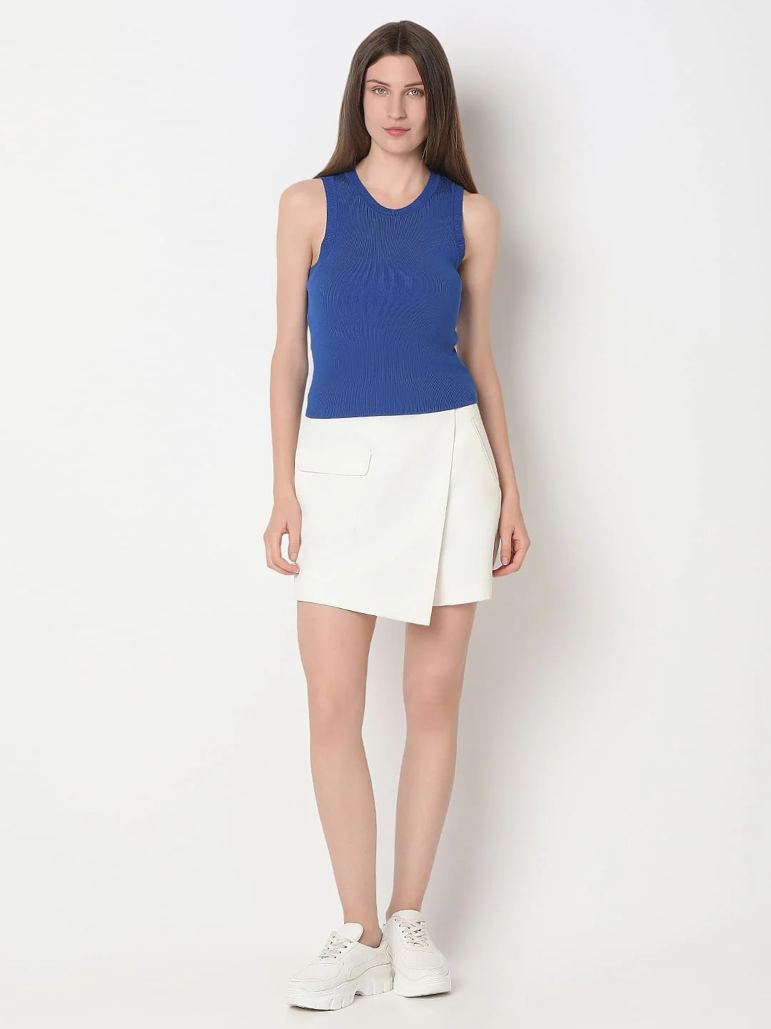 Blue Ribbed Top - Image 5