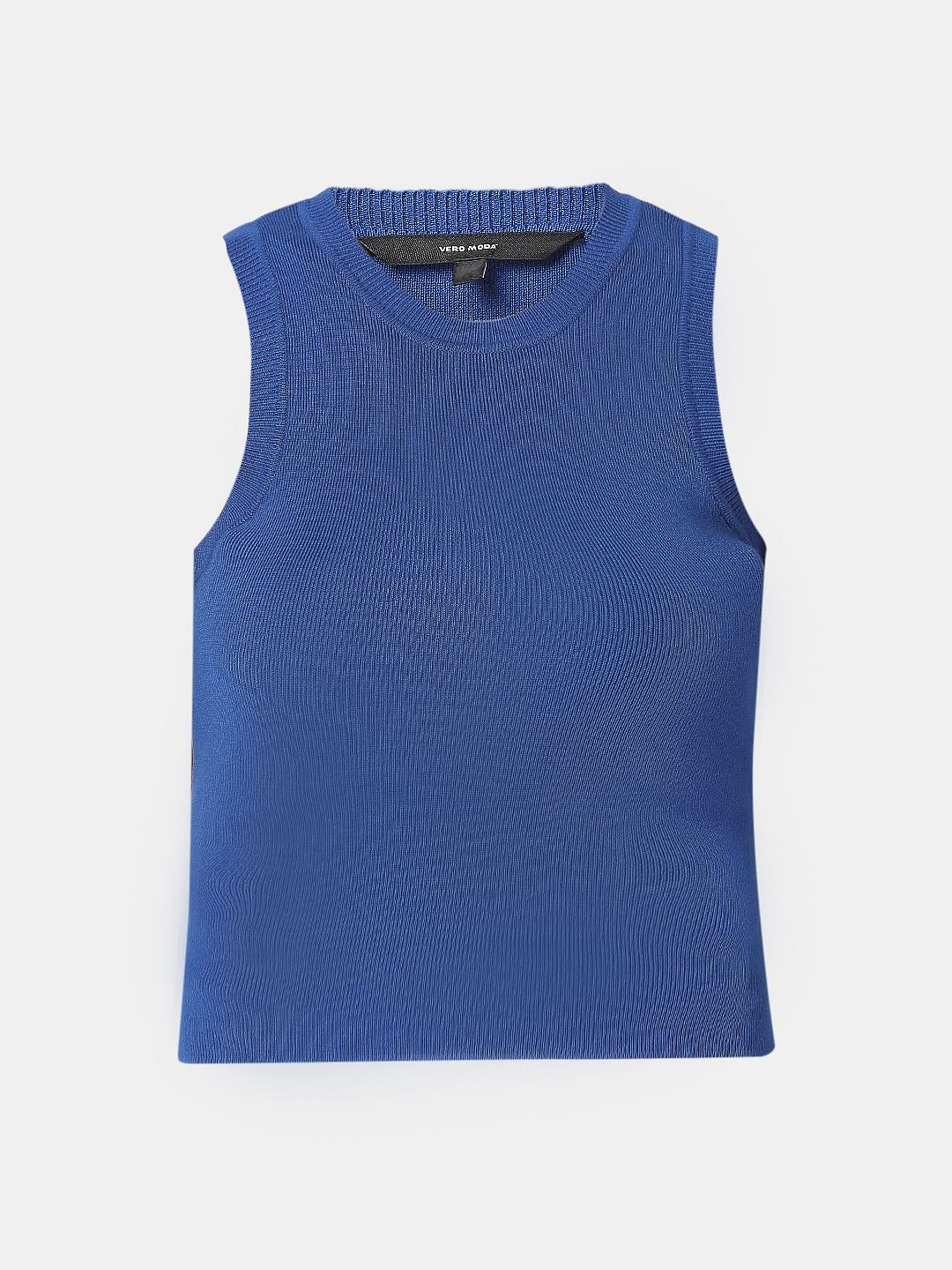 Blue Ribbed Top - Image 7