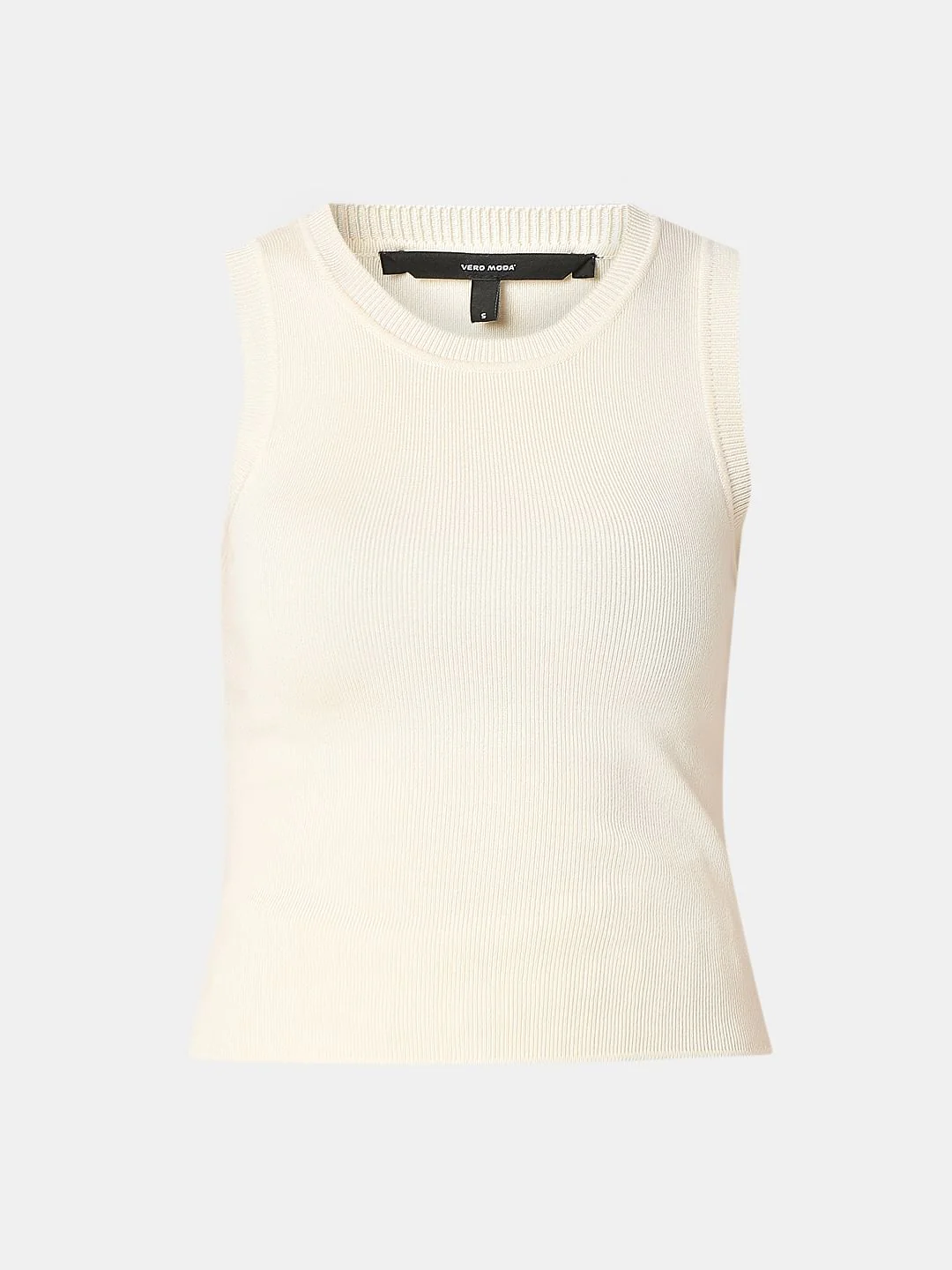 Ecru Ribbed Top - Image 7