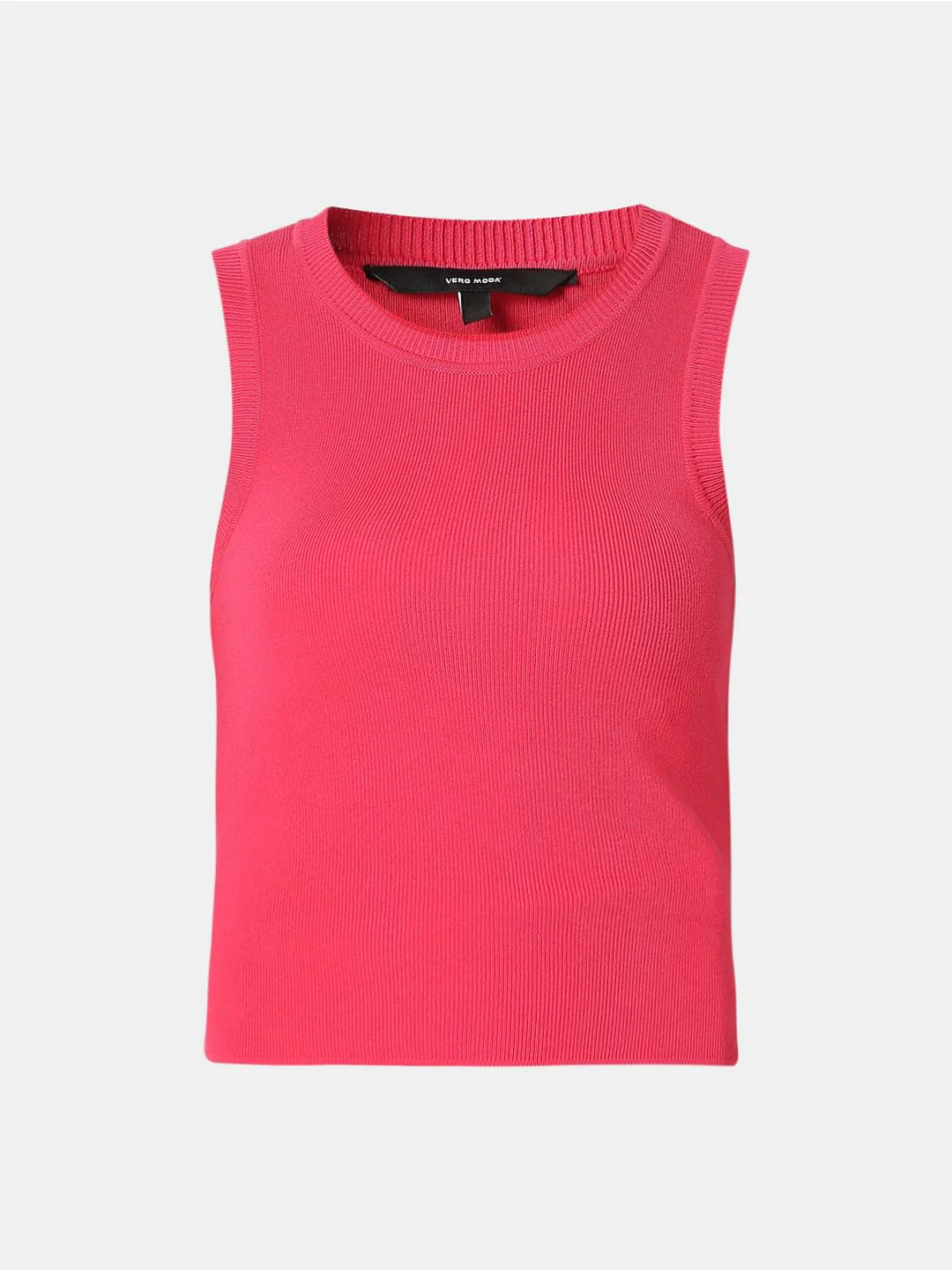 Dark Pink Ribbed Top - Image 7