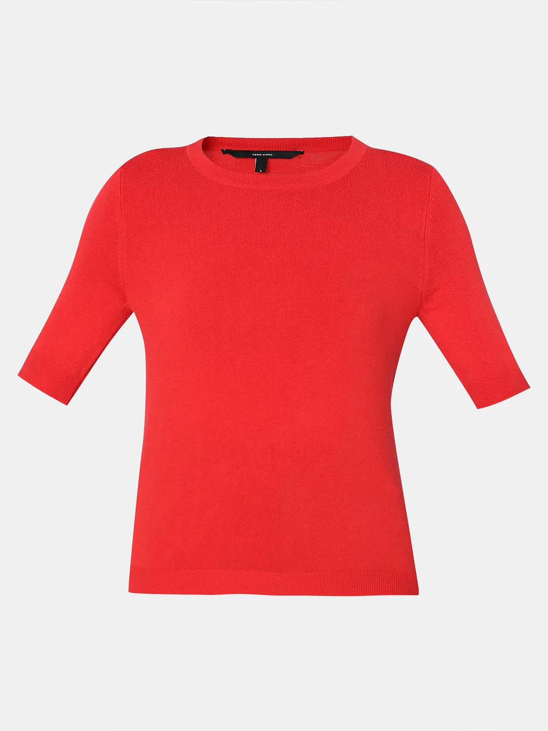 Poppy Red Knit Top - Image 7