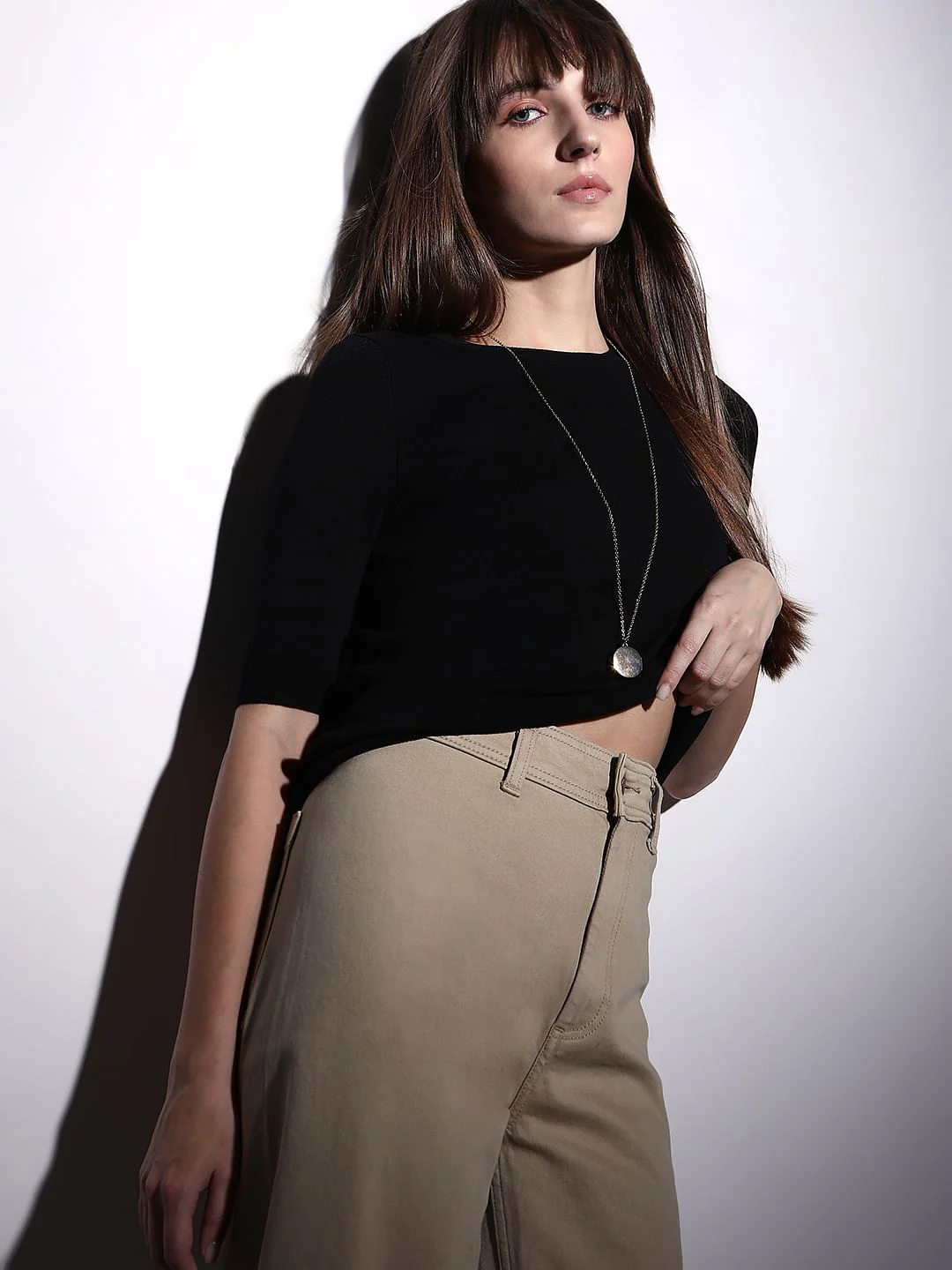 Black Knit Top