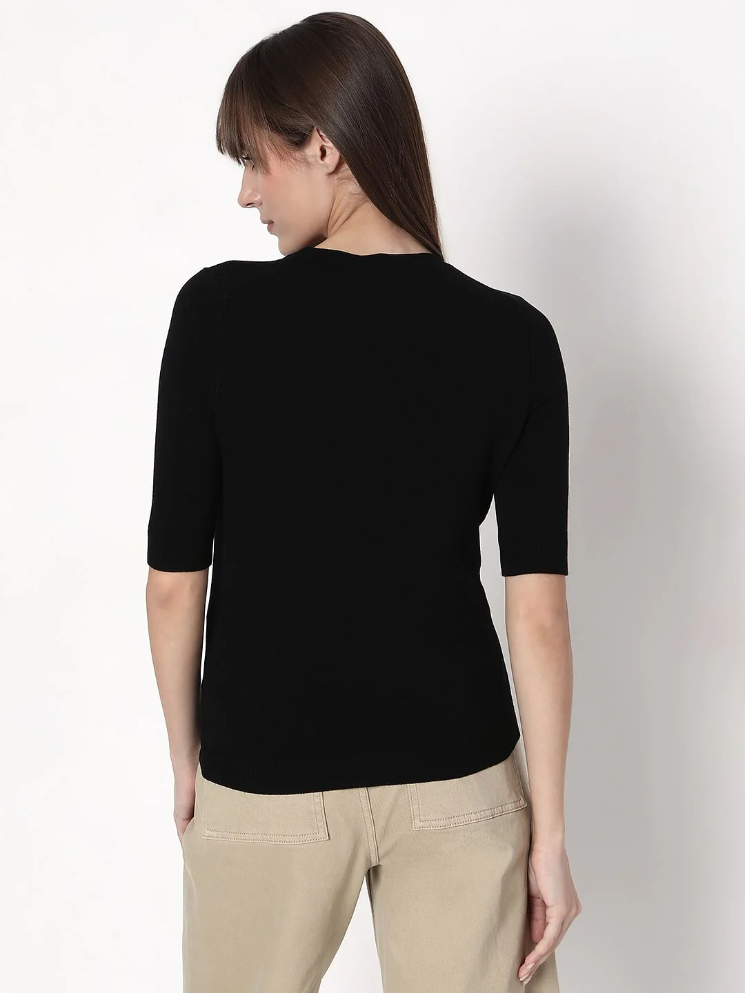 Black Knit Top - Image 4