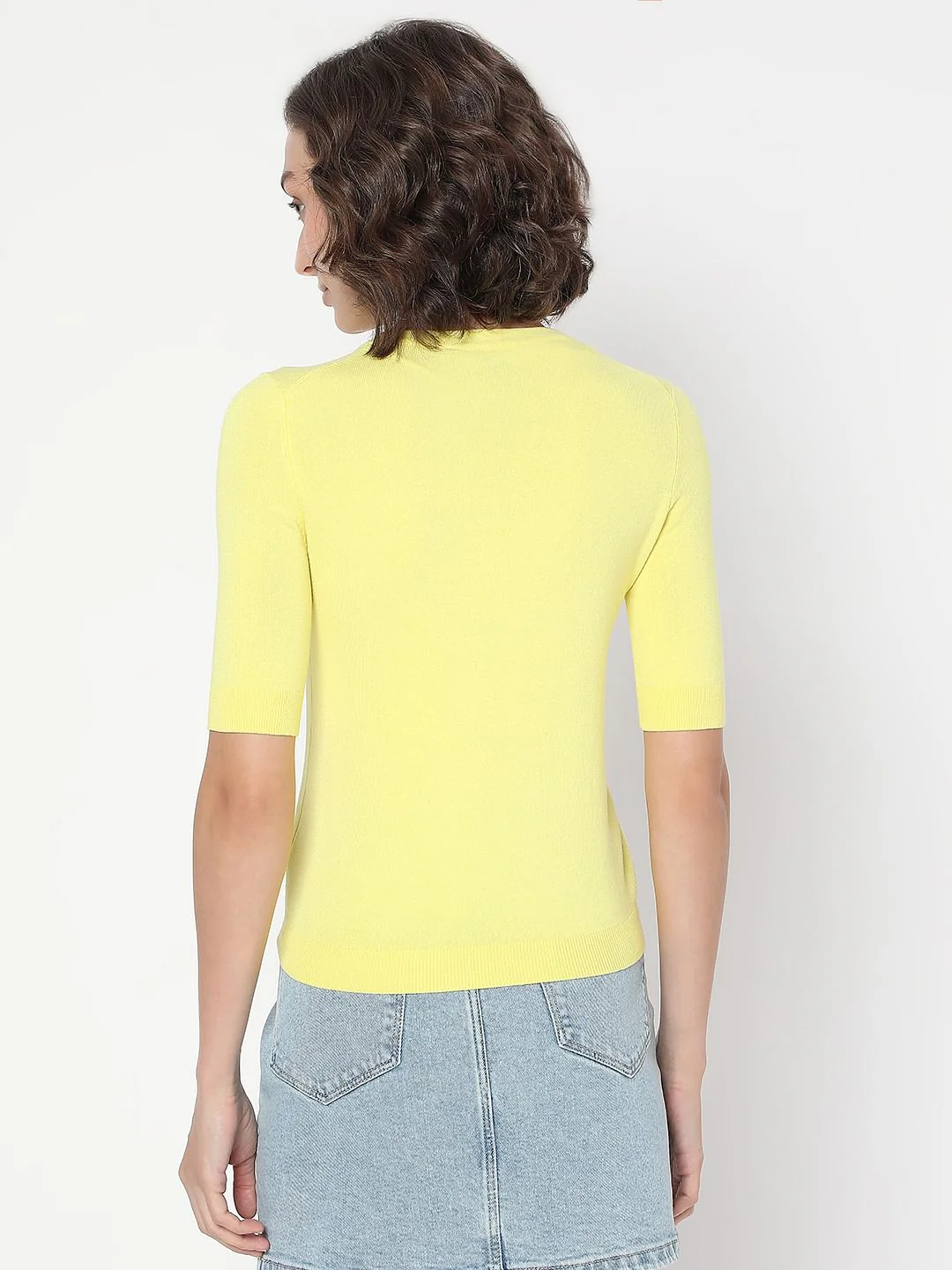Lemon Green Knit Top - Image 4