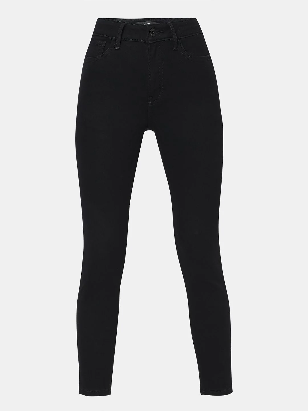 Black High Rise Skinny Fit Jeans - Image 7