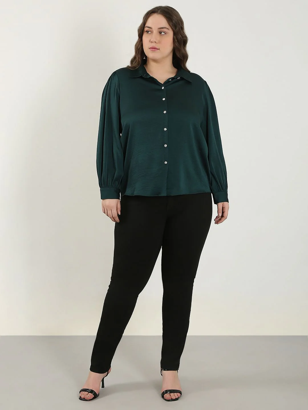 Curve Dark Green Shirt - Image 5