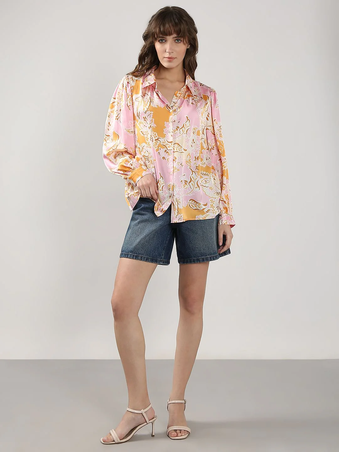 Pink Floral Print Shirt - Image 5