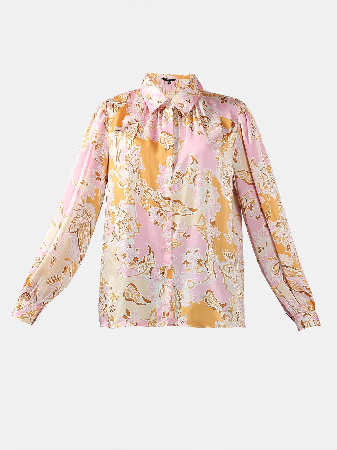 Pink Floral Print Shirt - Image 7