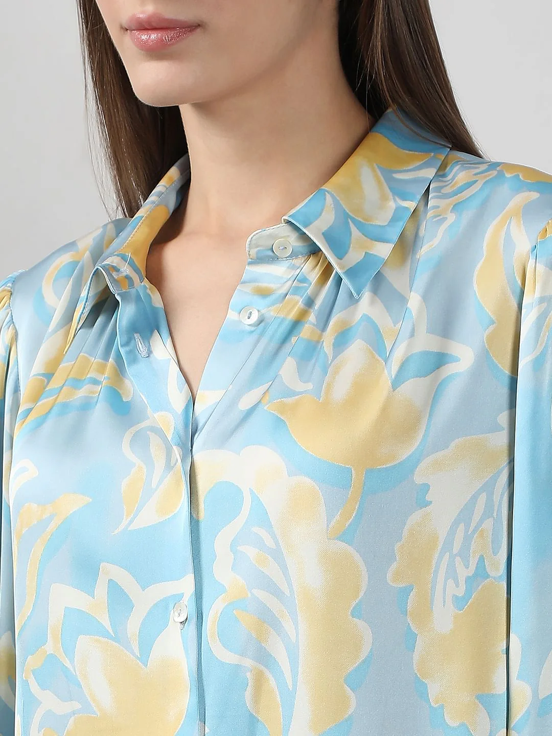 Blue Printed Shirt - Image 8