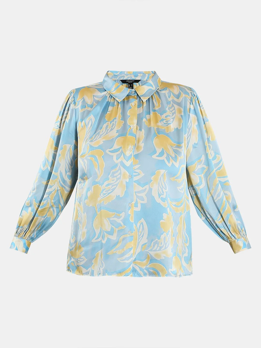 Curve Blue Printed Shirt - Image 7