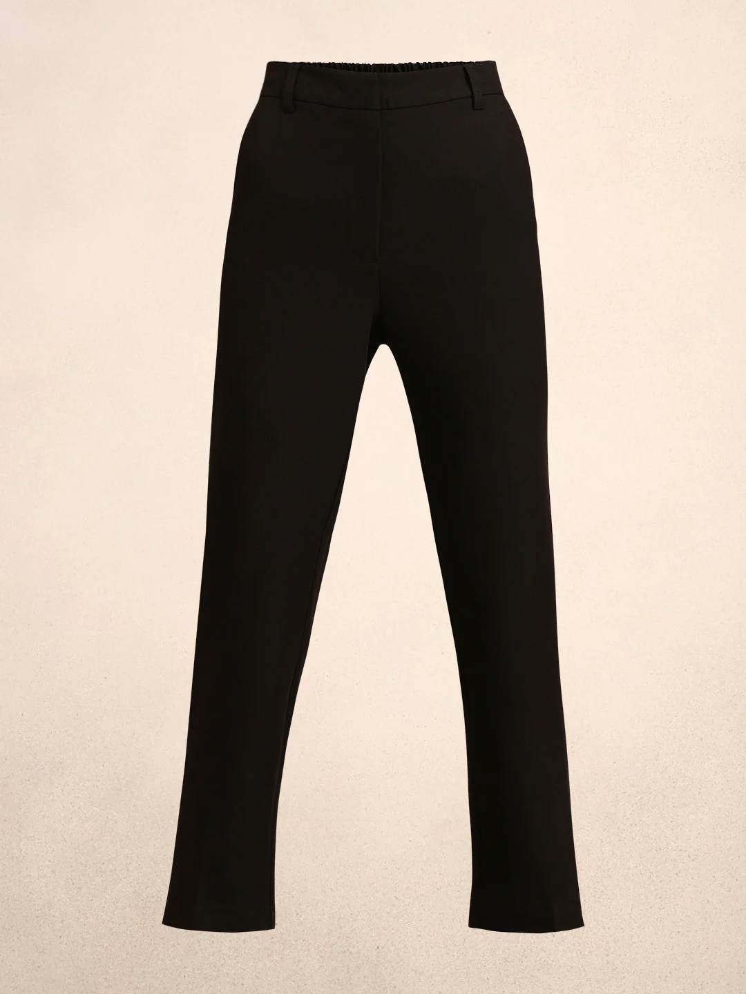 Cropped Slim Fit Tailored Pants - Image 7