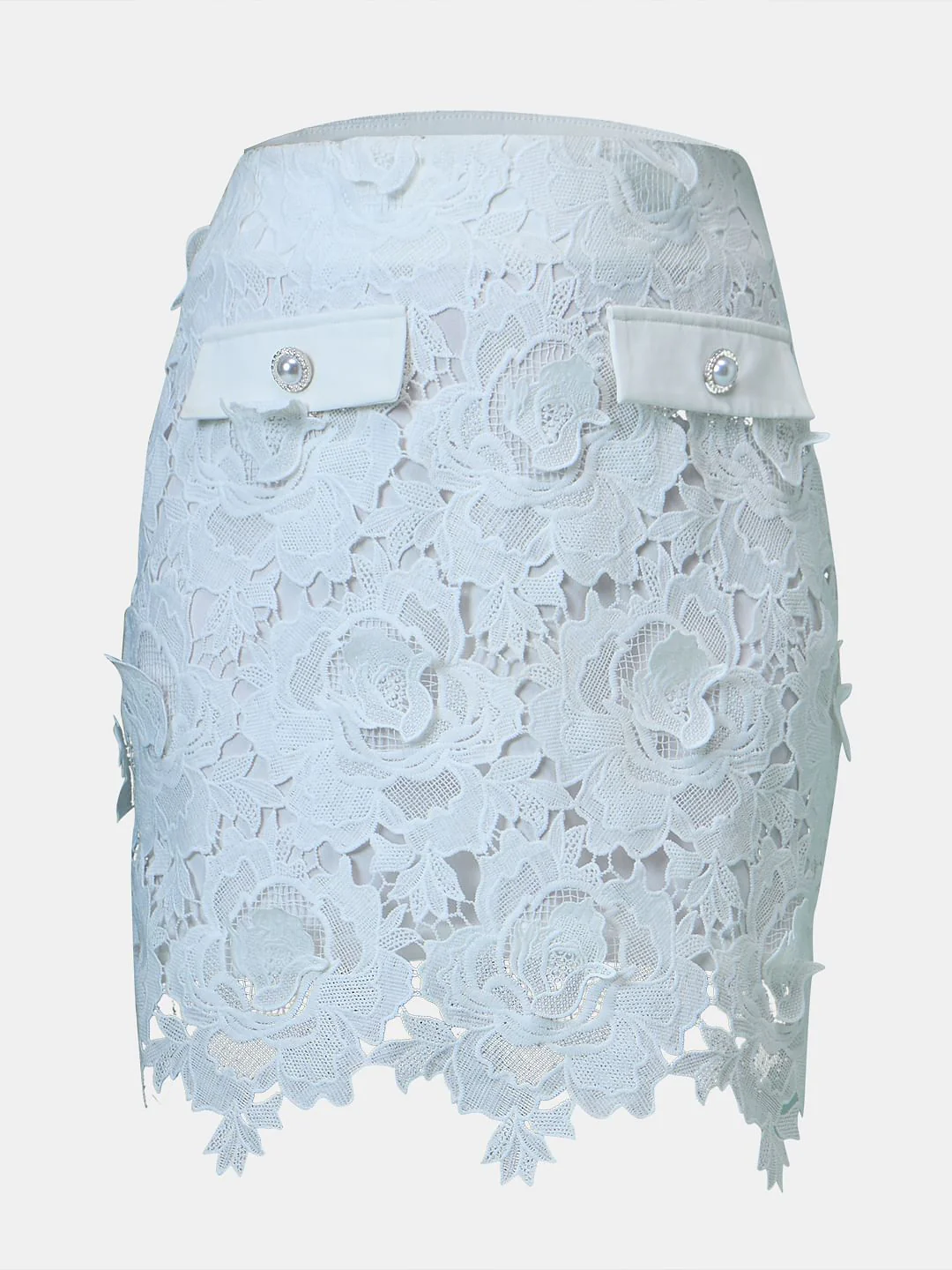 Marquee White Lace Co-Ord Set Skirt - Image 7