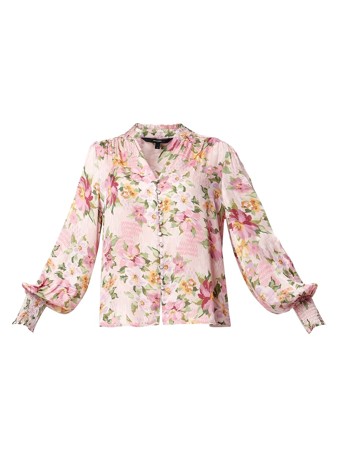 Pink Floral Print Top - Image 7