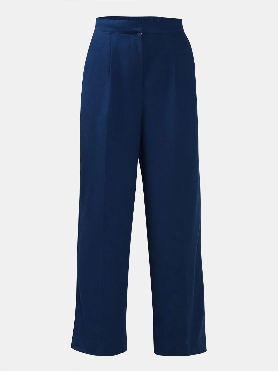 Blue Linen Co-Ord Set Pants - Image 7