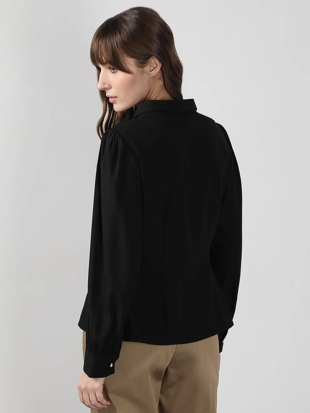 Black Button Down Shirt - Image 4