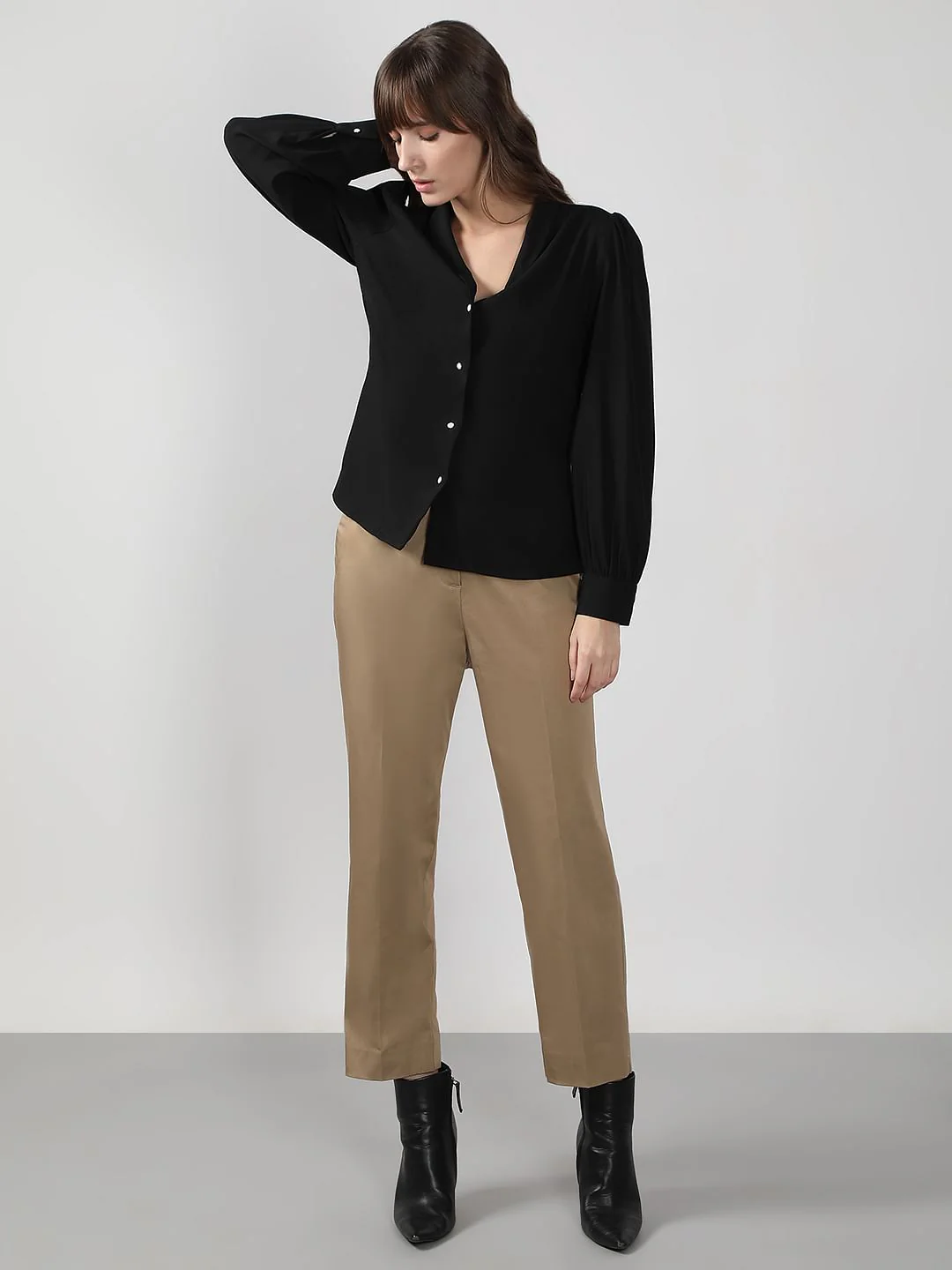 Black Button Down Shirt - Image 5