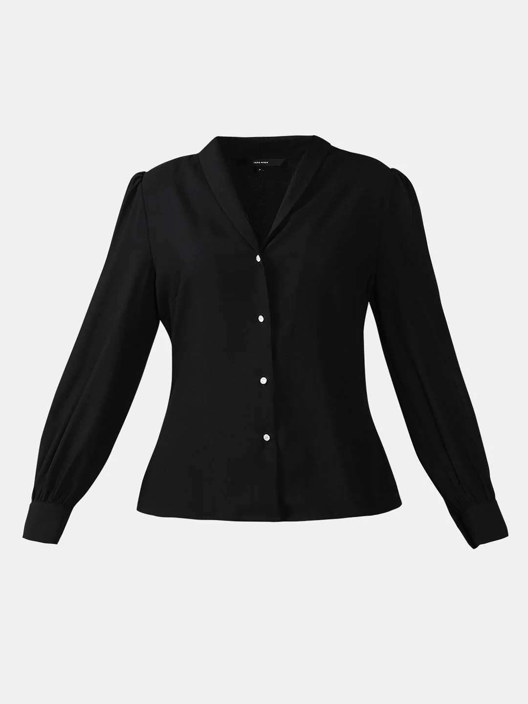Black Button Down Shirt - Image 7