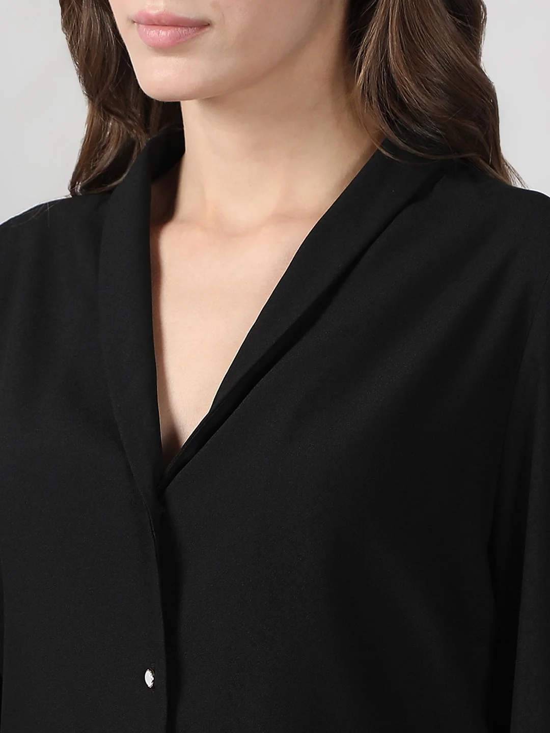 Black Button Down Shirt - Image 8