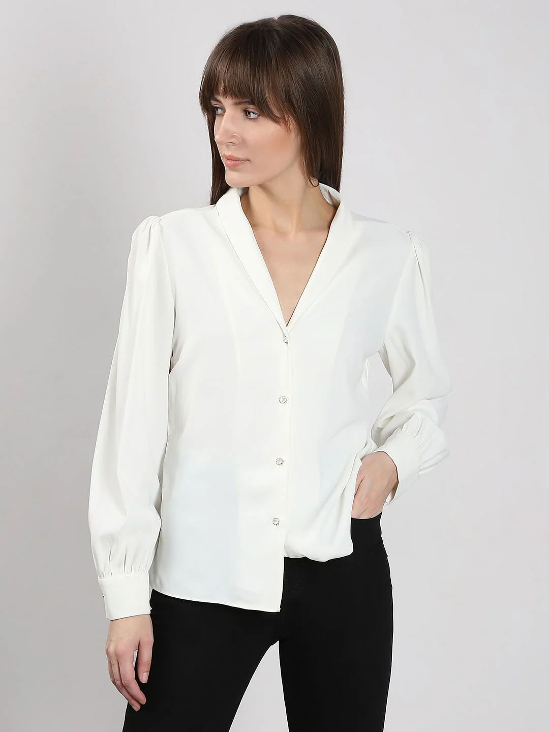 White Button Down Shirt - Image 2