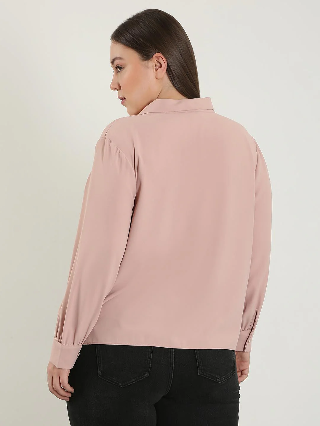 Vero Moda Curve Pink Shirt - Image 3