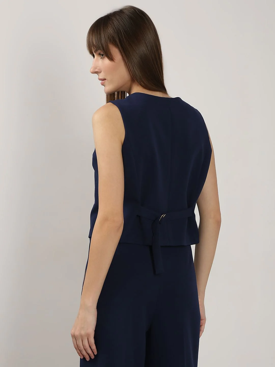 Navy Blue Waistcoat - Image 4