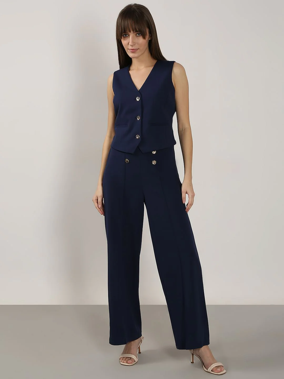 Navy Blue Waistcoat - Image 5