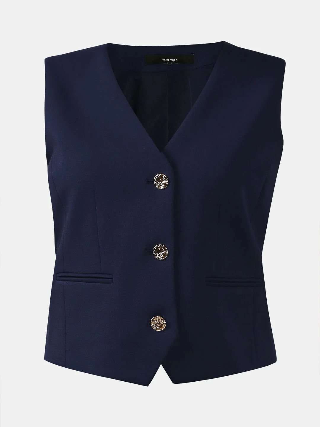 Navy Blue Waistcoat - Image 7