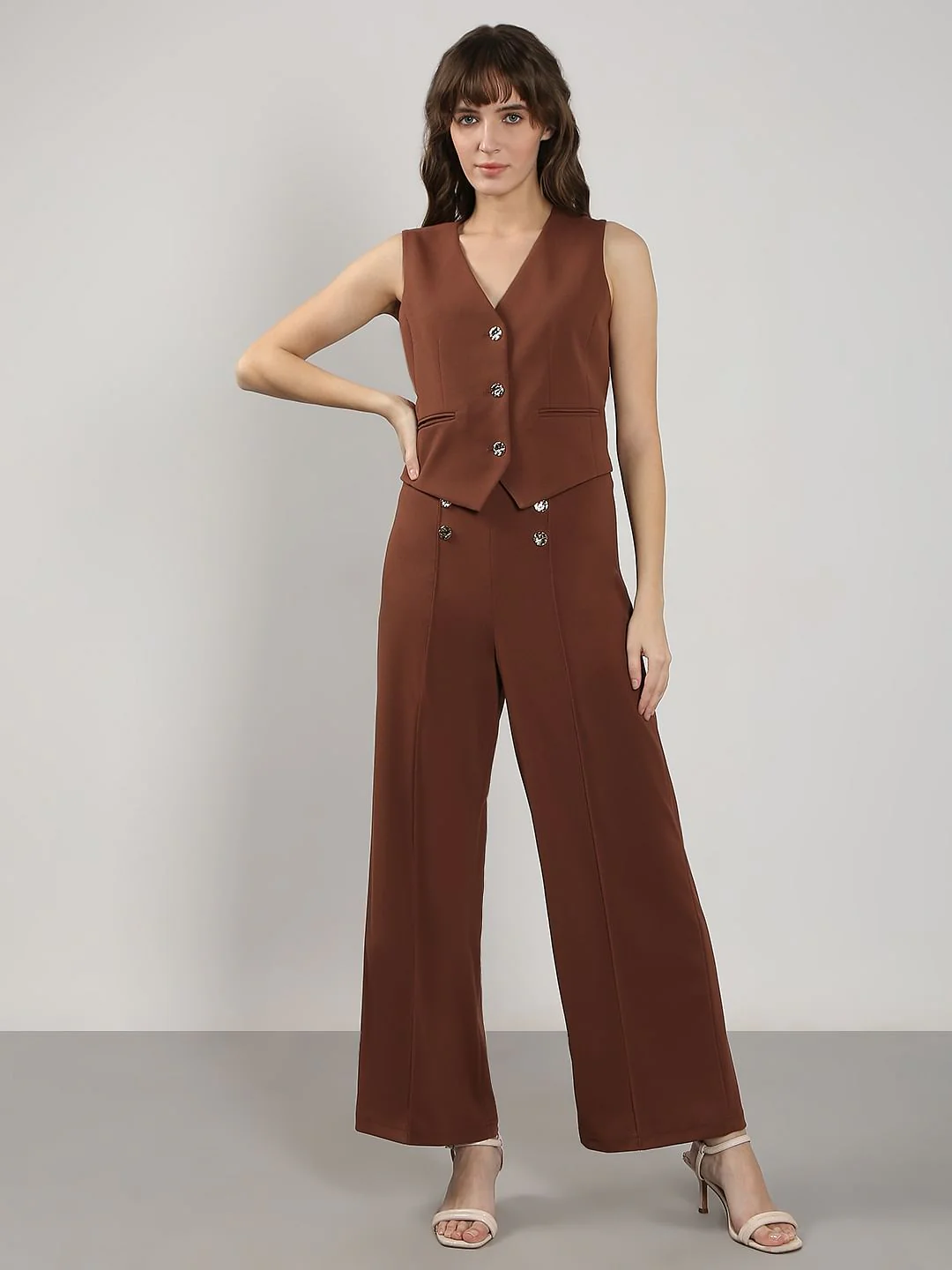 Brown Waistcoat - Image 5