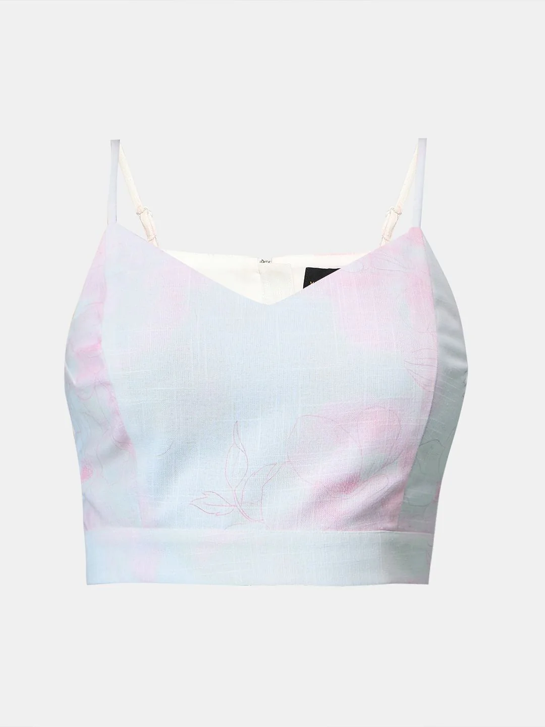 Marquee White Floral Co-Ord Set Crop Top - Image 7