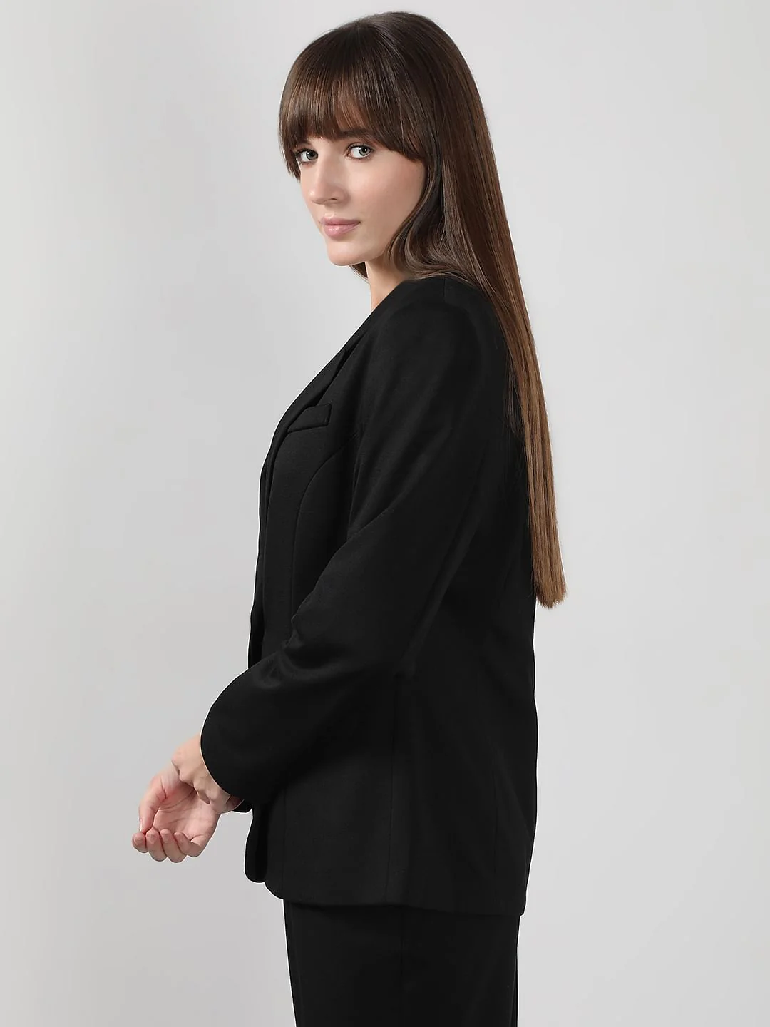 Black Tailored Blazer - Image 3