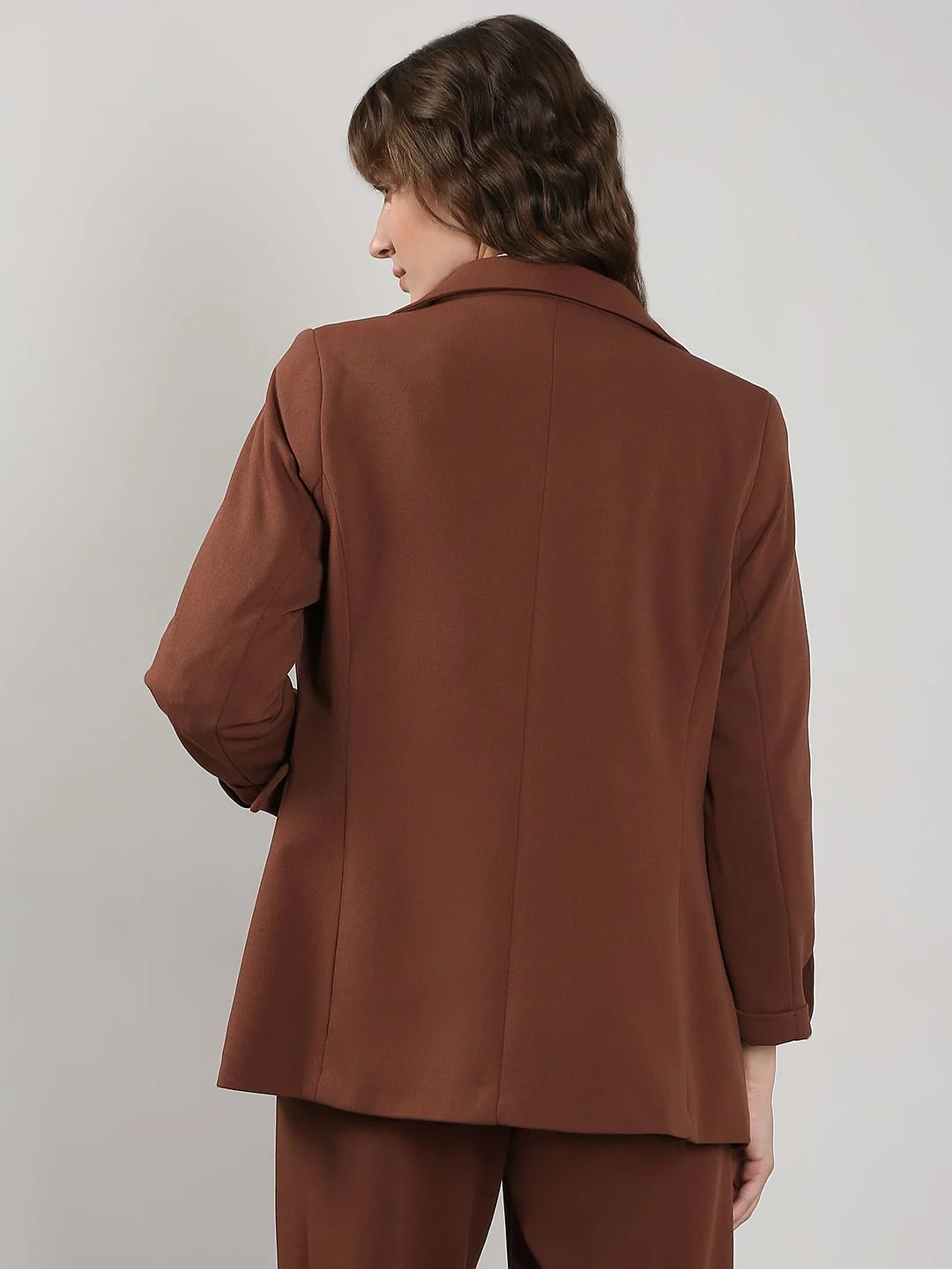 Brown Tailored Blazer - Image 4